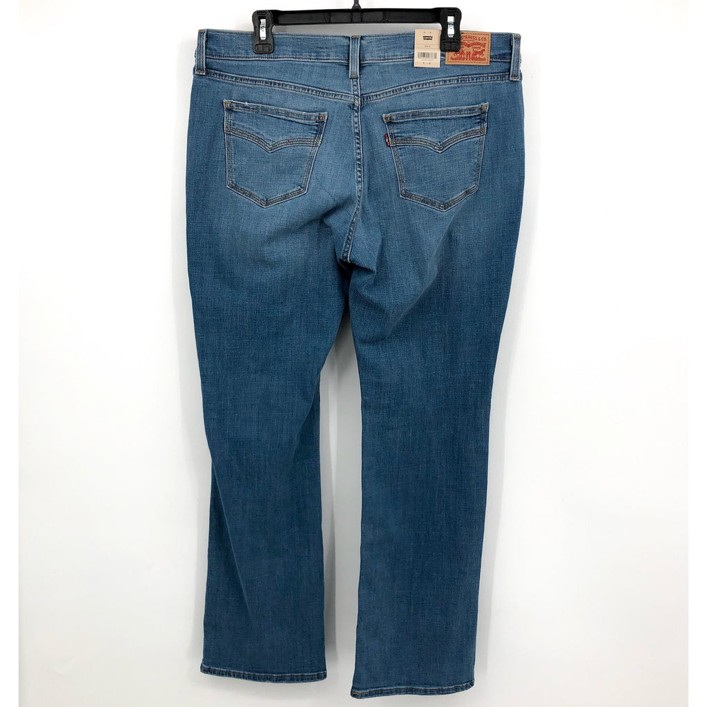 LEVI'S Women's Classic Bootcut Jeans Size 16W Medium Blue Wash A1662-0000 NWT