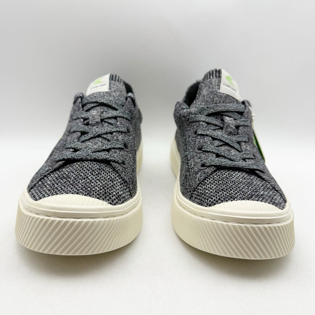 CARIUMA IBI Low Sneakers Womens 9.5 Mens 8 EU 40 Stone Grey Knit Bamboo NIB