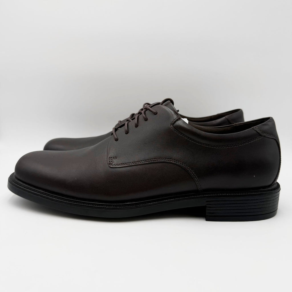Rockport Mens Margin Plain Toe Oxfords Size 14 EU 49 Chocolate Brown NWOB