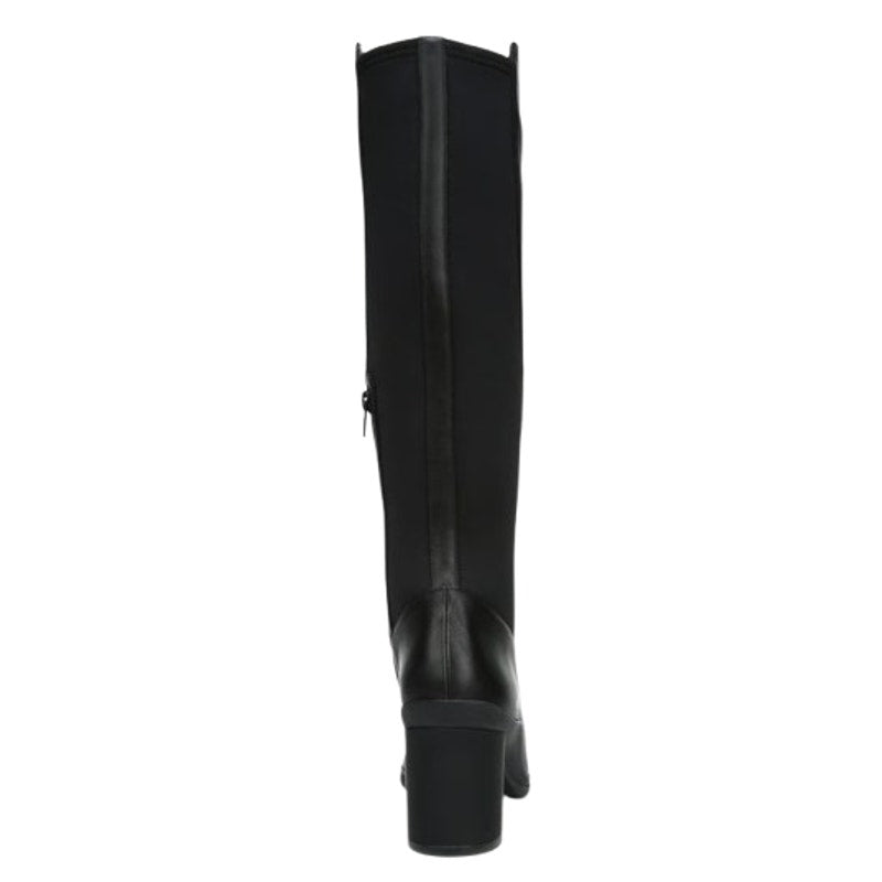 Naturalizer Womens Axel Knee High Boots US 9 M Black Leather Waterproof NWOB