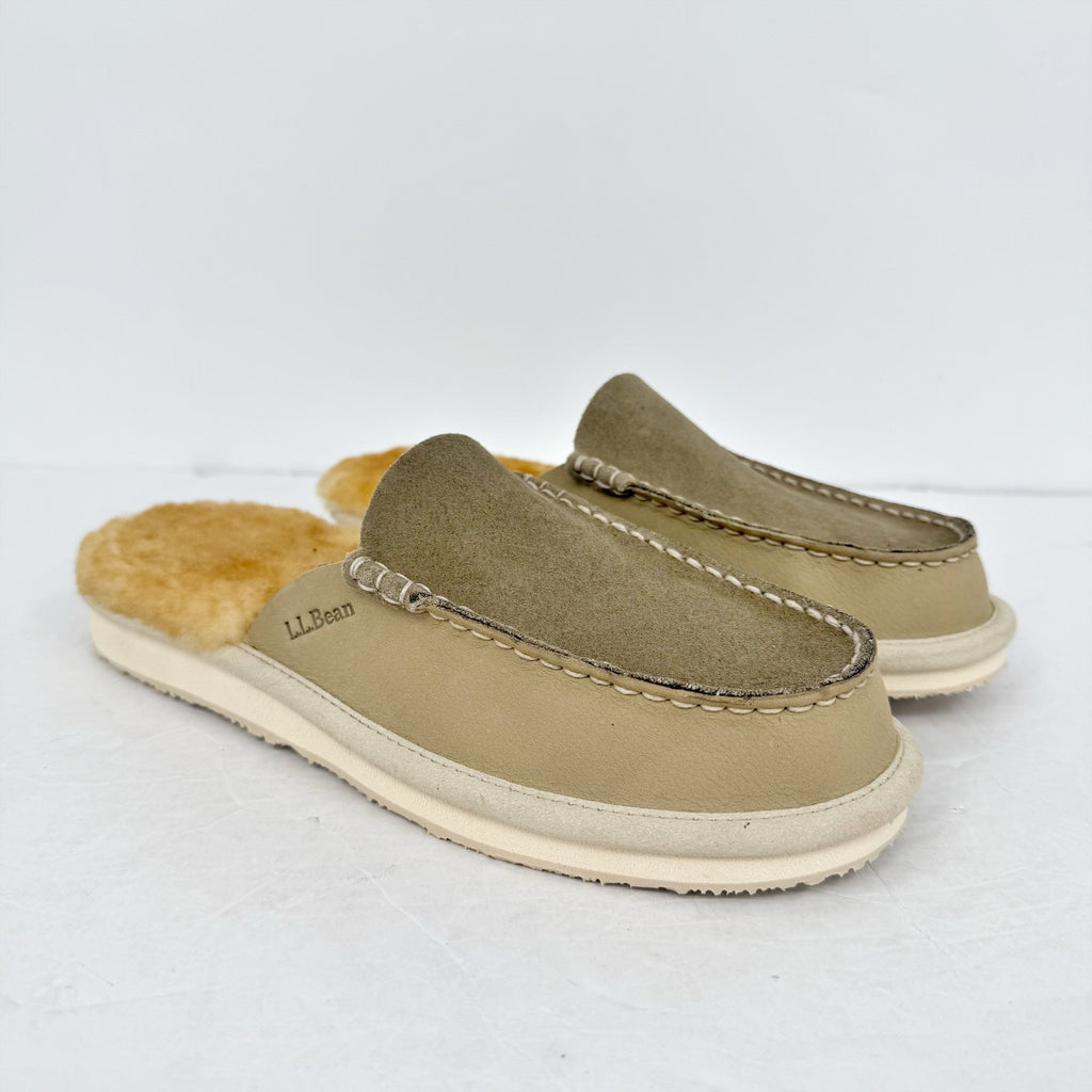 L.L.Bean Womens Wicked Good Slippers Size 8 M Suede Slip On NIB