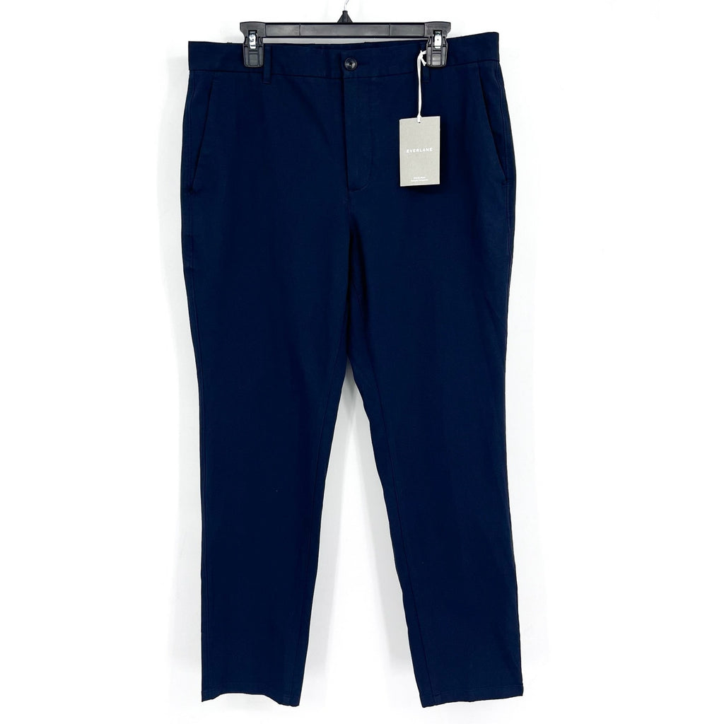 EVERLANE Men's Uniform Performance Chino 31x30 Navy Blue Slim Fit Pants NWT