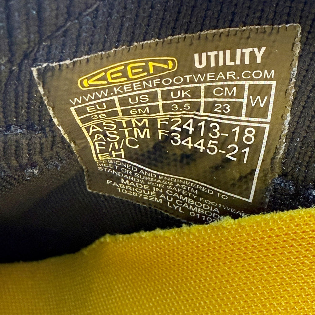 Keen Utility Womens Arvada Shift Work Shoes US 6 M Black Composite Toe NIB