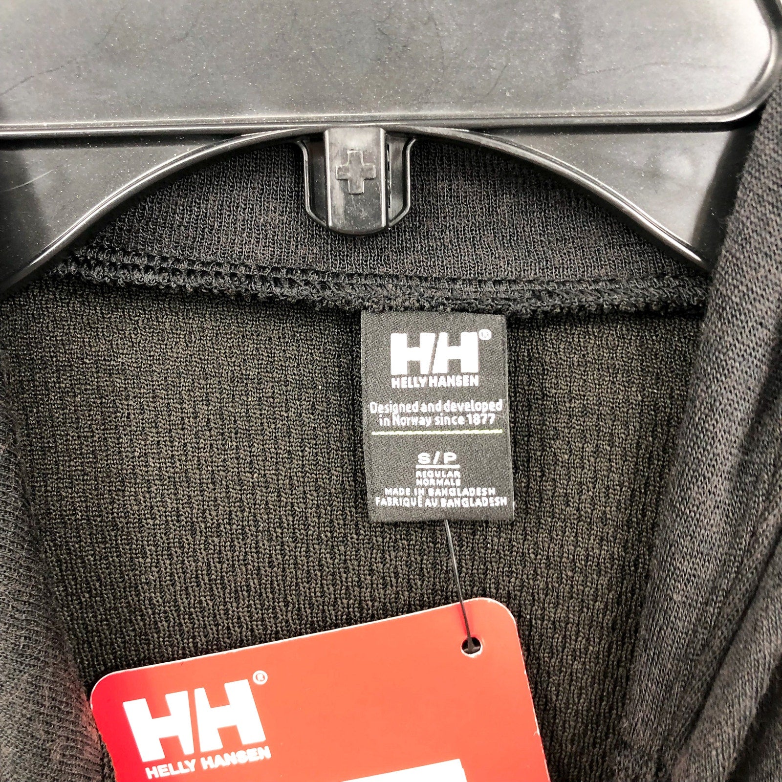 HELLY HANSEN Men's Lifa Merino Midweight Hoodie Small Black Long Sleeve NWT