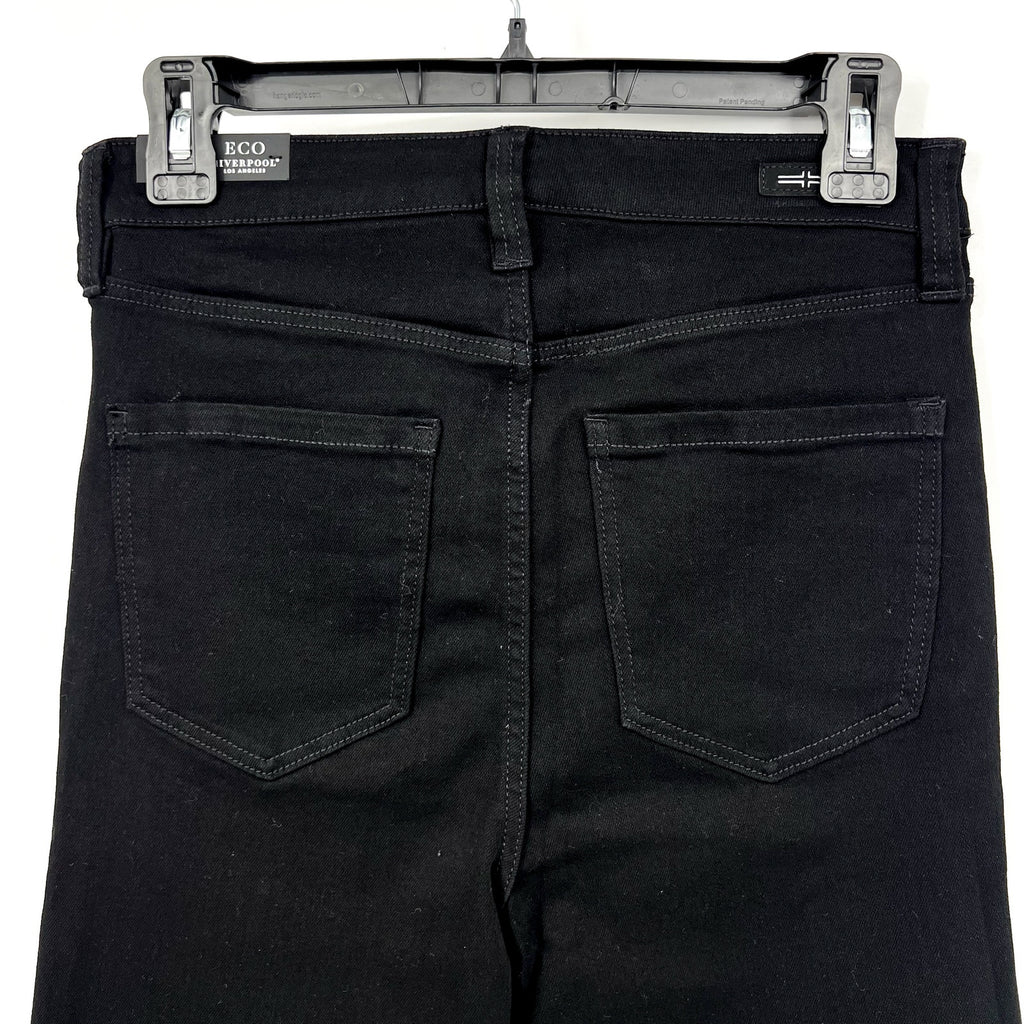 LIVERPOOL Women's Lucy Bootcut Jeans 6/28 Black Rinse High-Rise Stretch NWT