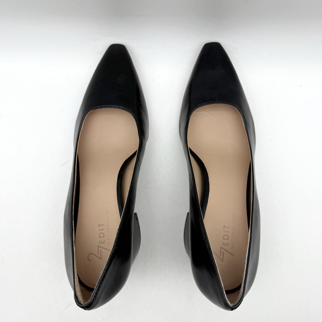 Naturalizer Womens Licia Pumps Size 6 M EU 36 Black Leather Heels NWOB