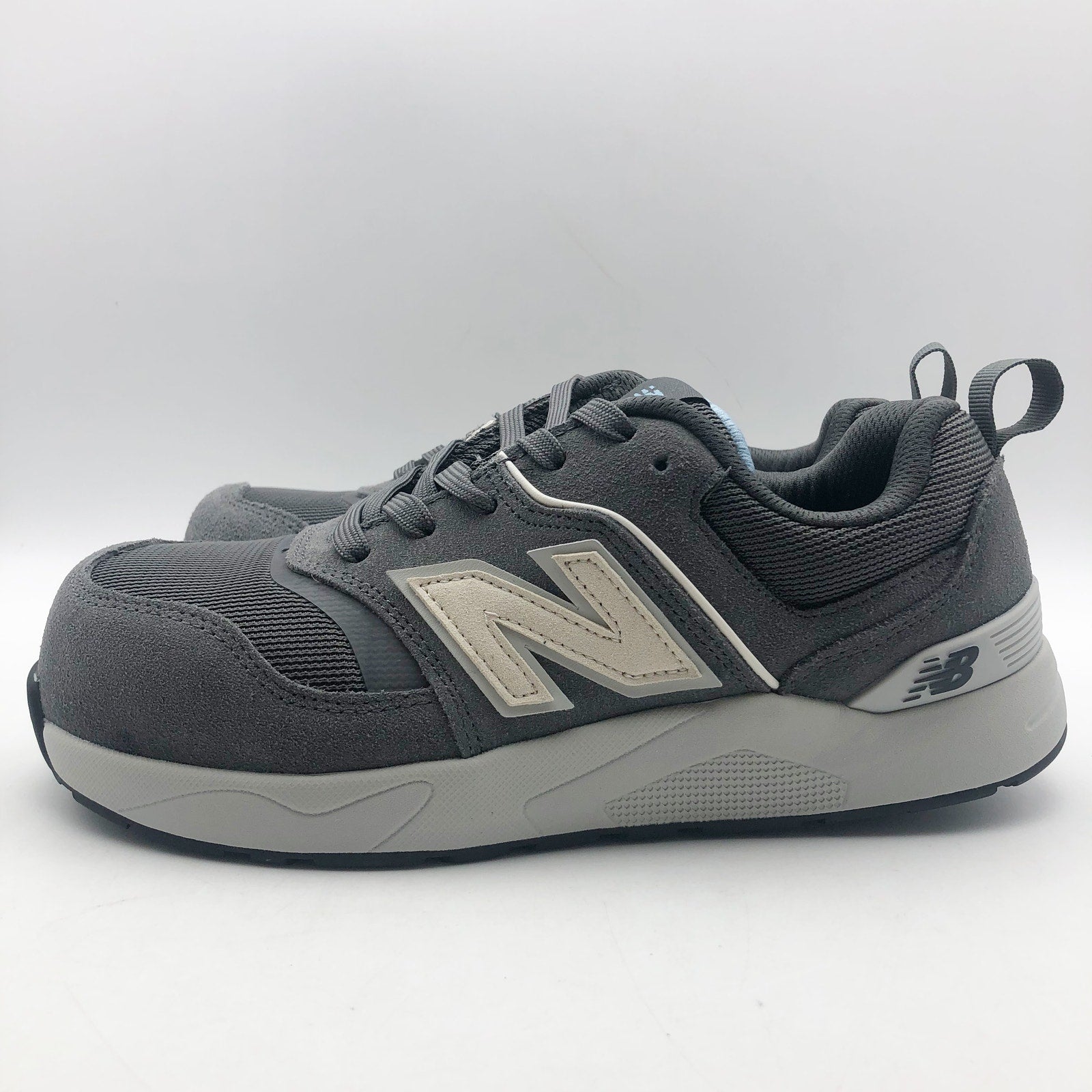 New Balance Womens Elite Lite Work Sneakers US 8 WIDE Grey Blue CT SR NIB
