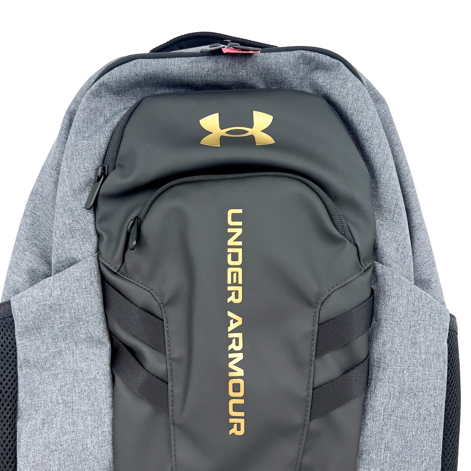 UNDER ARMOUR STORM Unisex Hustle Pro 6.0 Backpack Black/Gold Laptop Sleeve NWOT