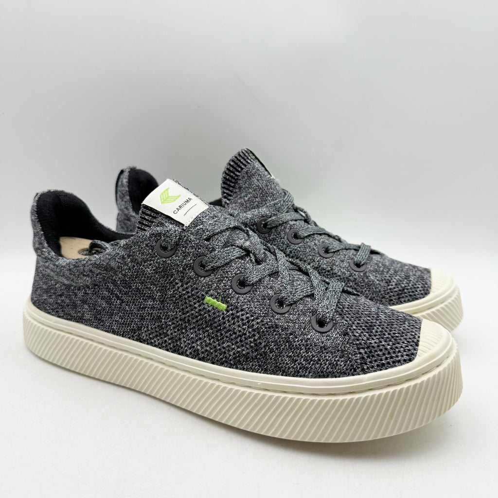 CARIUMA IBI Low Sneakers Womens 9.5 Mens 8 EU 40 Stone Grey Knit Bamboo NIB