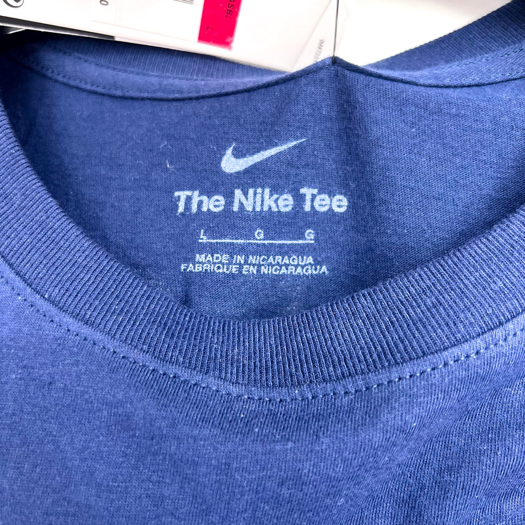 NIKE Womens Astros City Connect Hader 71 T-shirt Large Navy Blue Cotton NWT