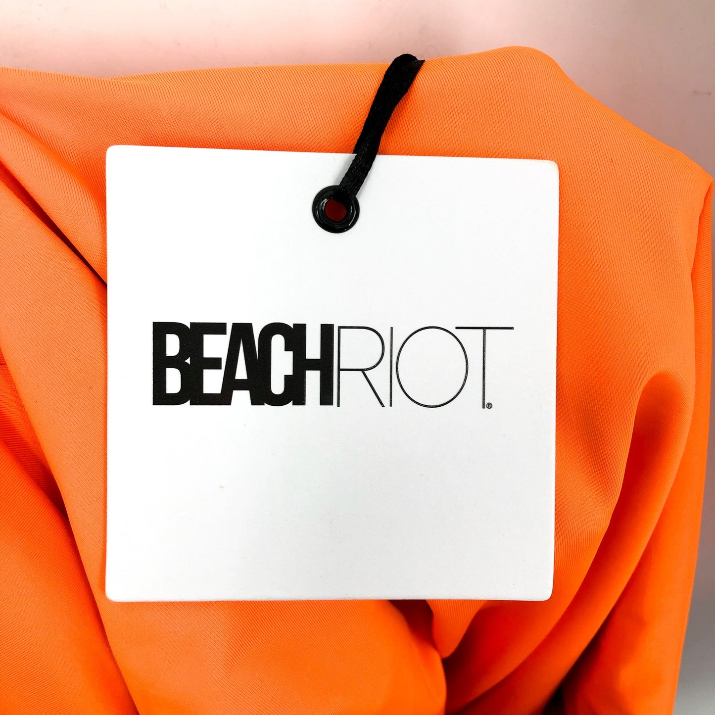 BEACH RIOT Tyler One Piece Swimsuit Large Yellow Neon Blooms Waffle Cut Out NWT