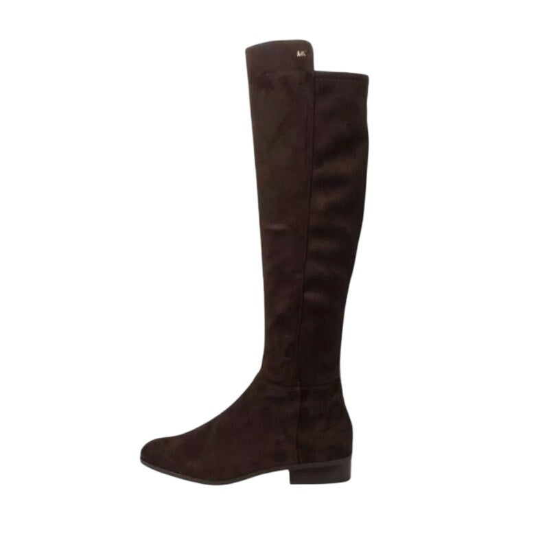 Michael Kors Womens Bromley Stretch Over-The-Knee Boot Size 11 Brown NWOB