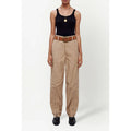 RE/DONE Women's Upcycled Cargo Trousers Small Khaki High Rise Straight Leg NWT
