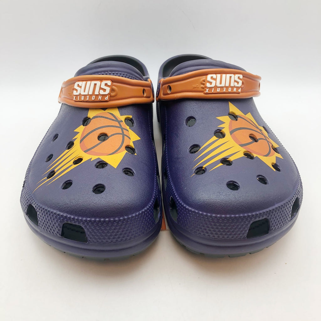Crocs Mens NBA Phoenix Suns Classic Clogs Size 11 Black Purple NWT
