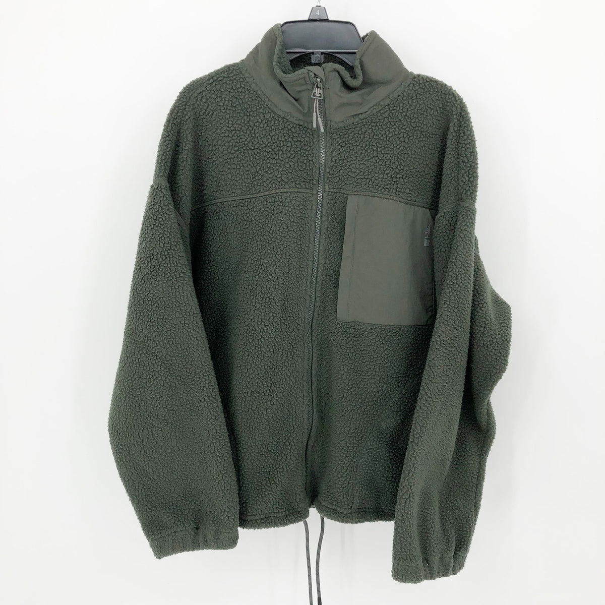 BASS OUTDOORS Women's Coastal Sherpa Jacket XS Green Fleece Outdoor NWT