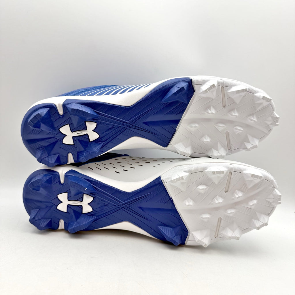 Under Armour Mens Leadoff Low Rm Baseball Cleats US 8.5 Blue White 3025589 NWOB