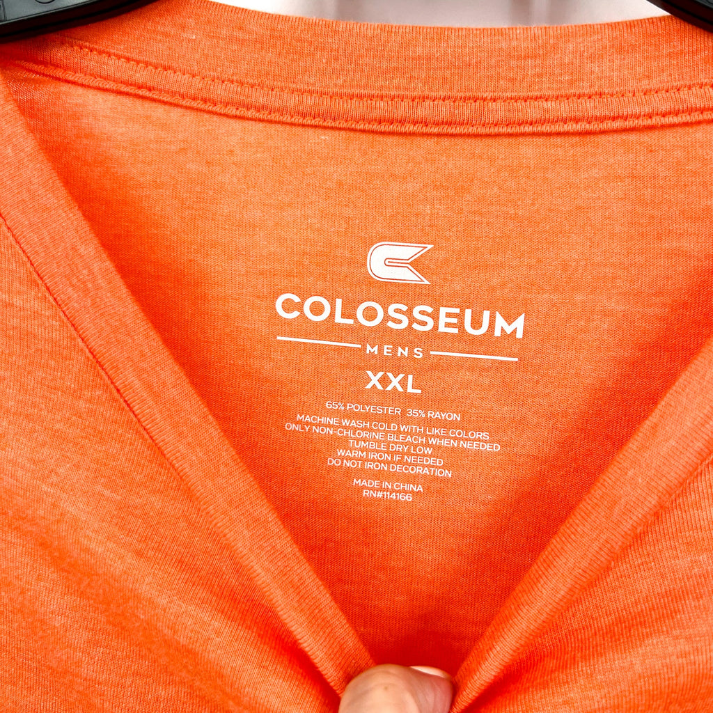 COLOSSEUM Mens Sam Houston State Bearkats T-Shirt XXL Orange Long Sleeve NWT