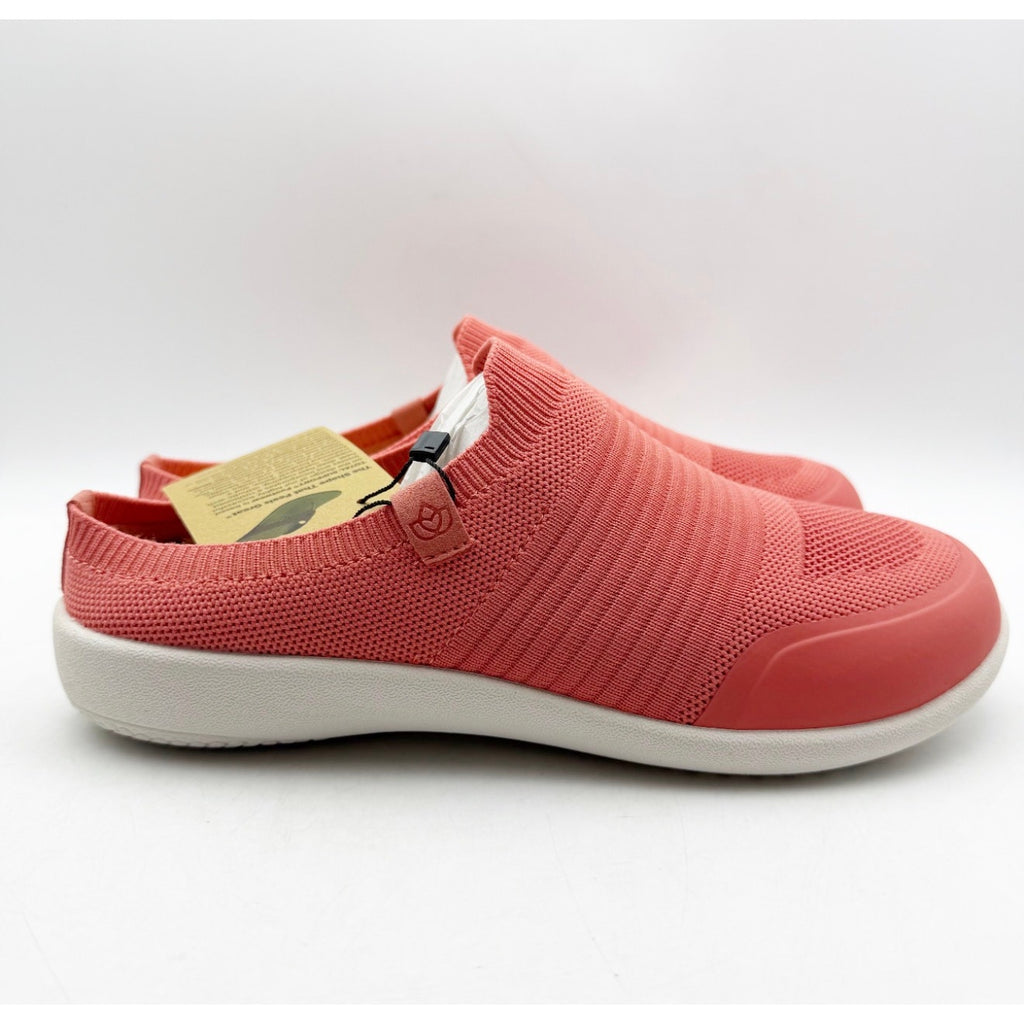 Spenco Womens Blissful Casual Shoes 9.5 WIDE Pink Terra Cotta Slip On Mule NIB