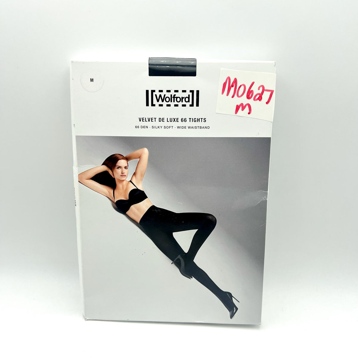 WOLFROD Women's Velvet De Luxe 66 Tights Medium Black Admiral Flawless NWT