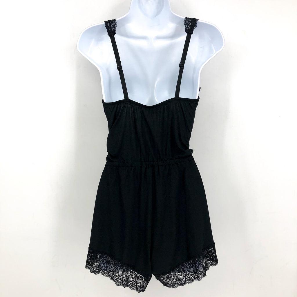 COSABELLA Women's Giulia Modal Sleep Romper Small Black Sleeveless NWT
