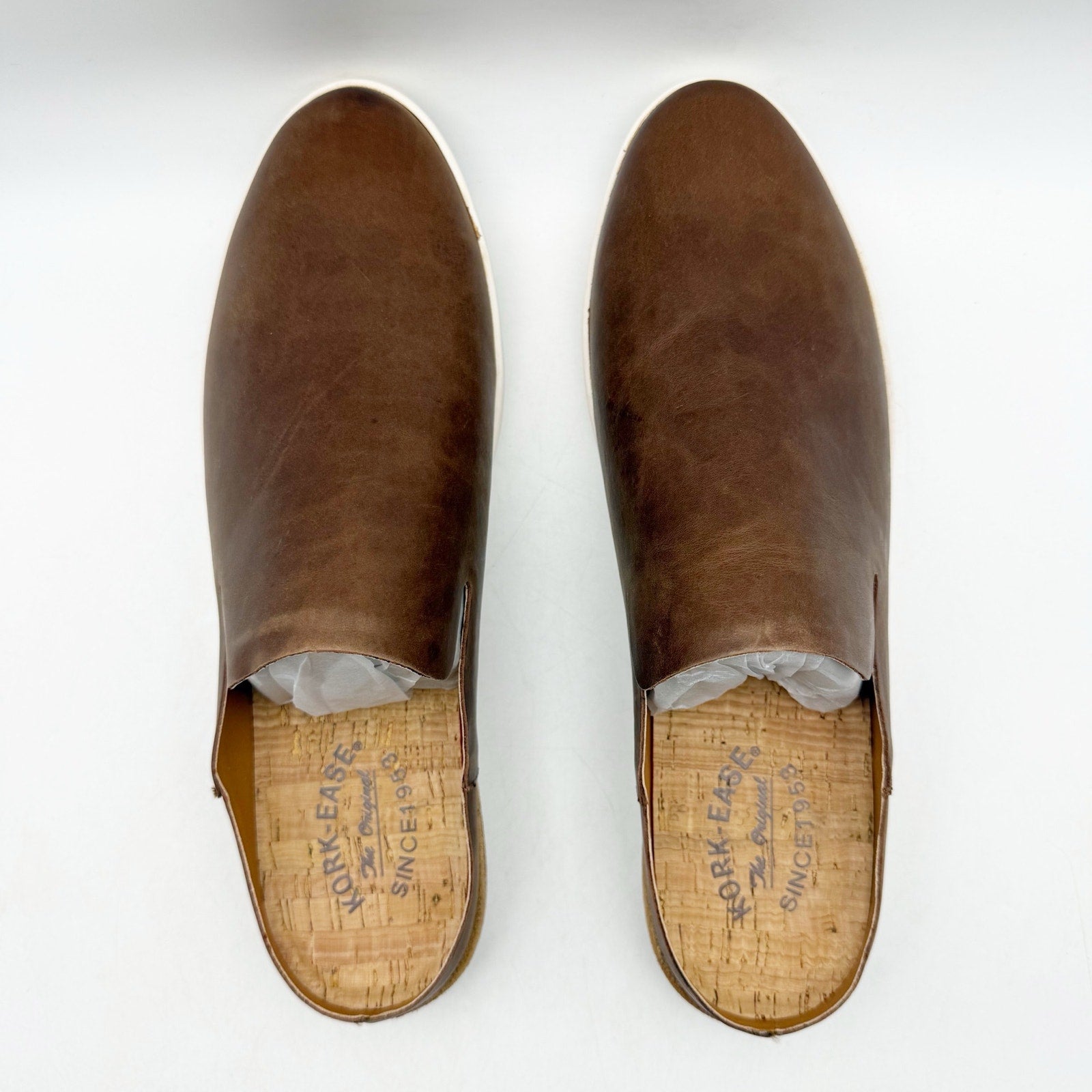 Kork-Ease Womens Phoebe Mules US 9.5 M Brown Leather Waterproof NWOB
