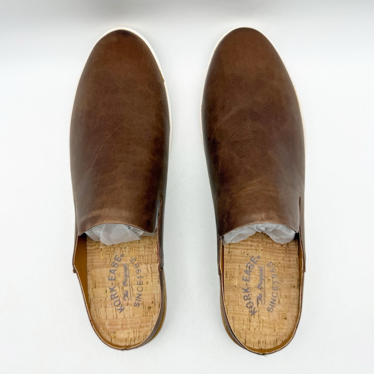 Kork-Ease Womens Phoebe Mules Size 9.5 M Brown Leather Waterproof NWOB