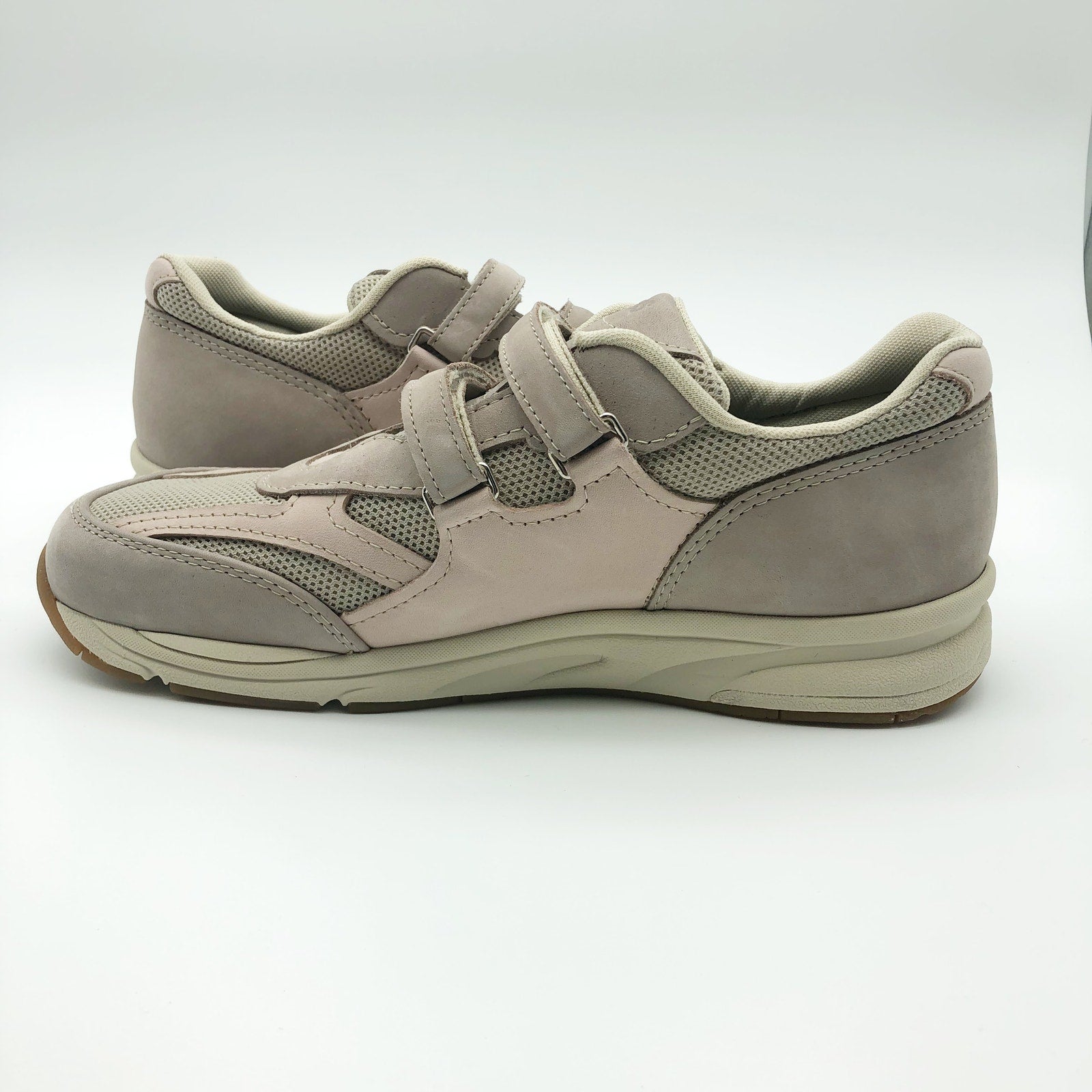 SAS Womens Tour Mesh Comfort Walking Sneakers Size 10.5 WWW Taupe Pink NIB