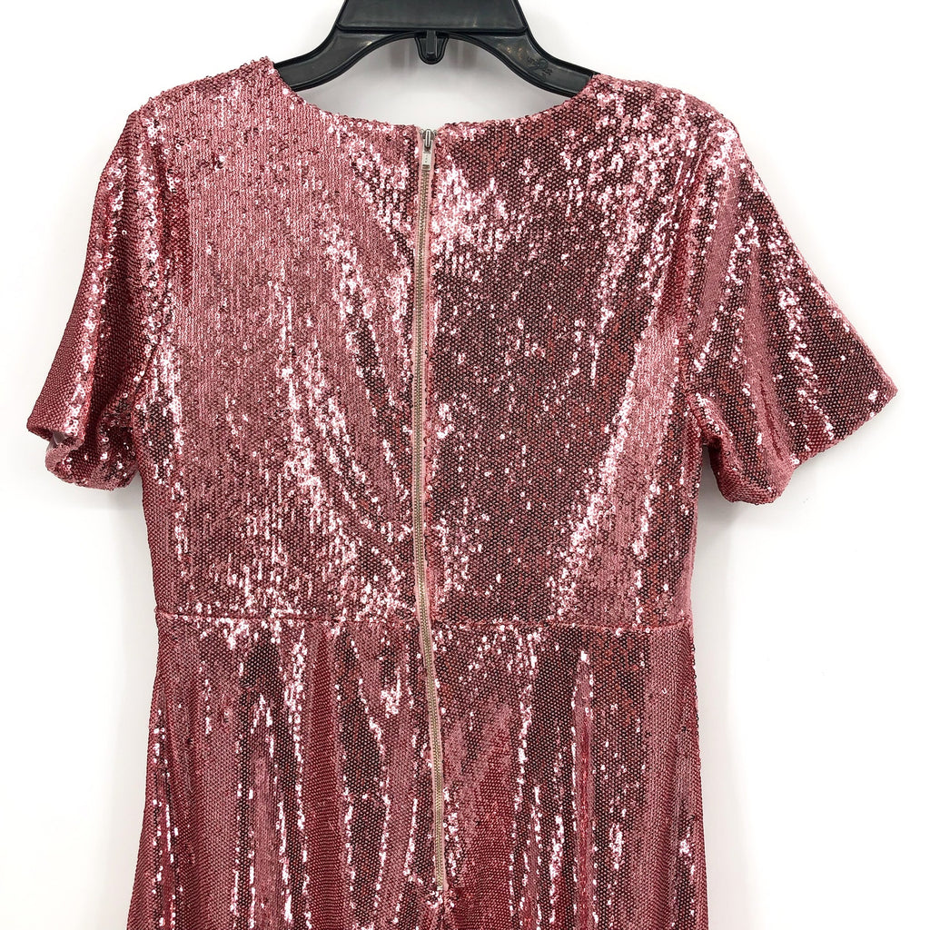 BARDOT JUNIOR Girl's Peta Sequin Dress Size 16 XL Pink Short Sleeve Party NWT