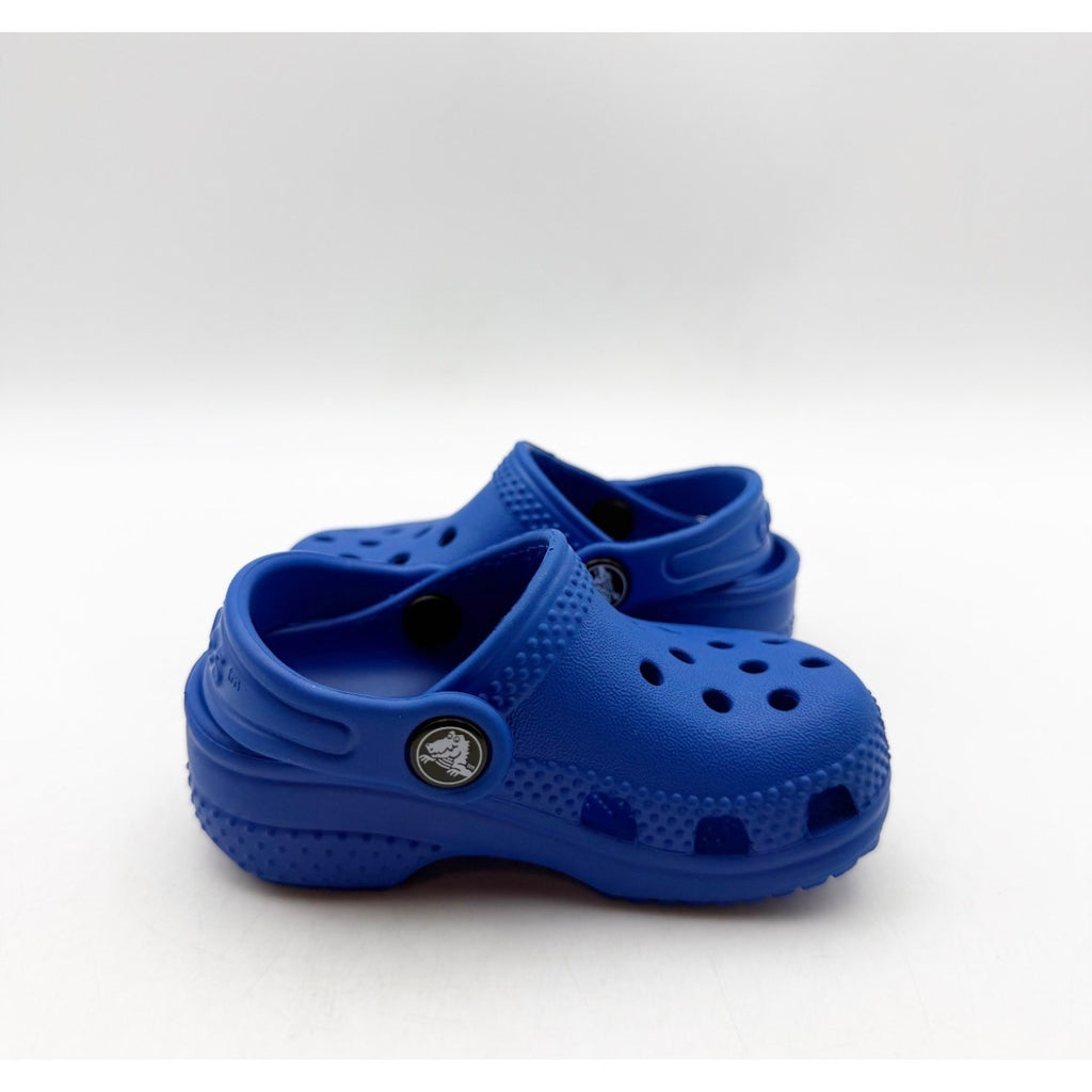 Crocs Baby Boys Classic Littles Clogs C2 C3  Blue NWOB