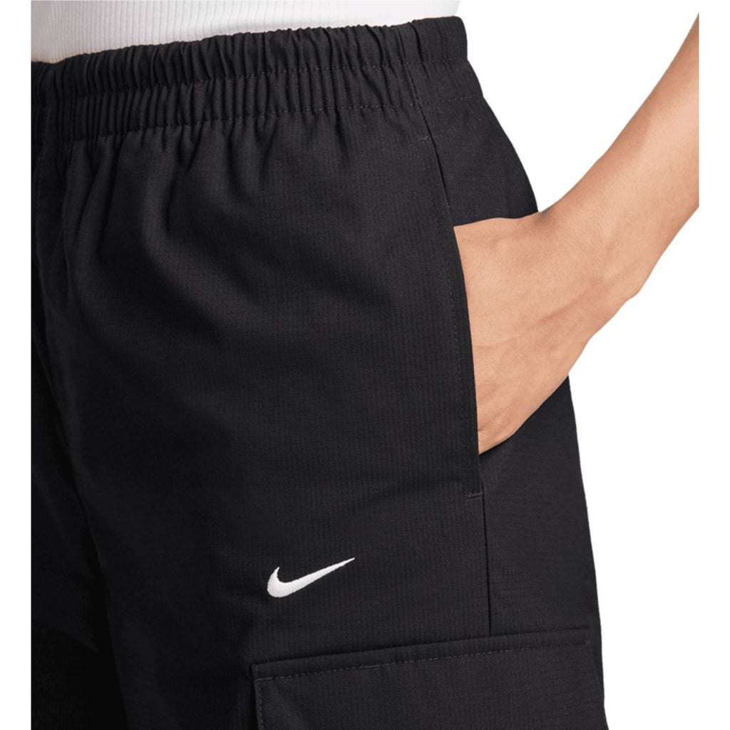 Nike Womens Sportswear Everything Wovens Cargo Pants Large Black Mid-Rise NWT
