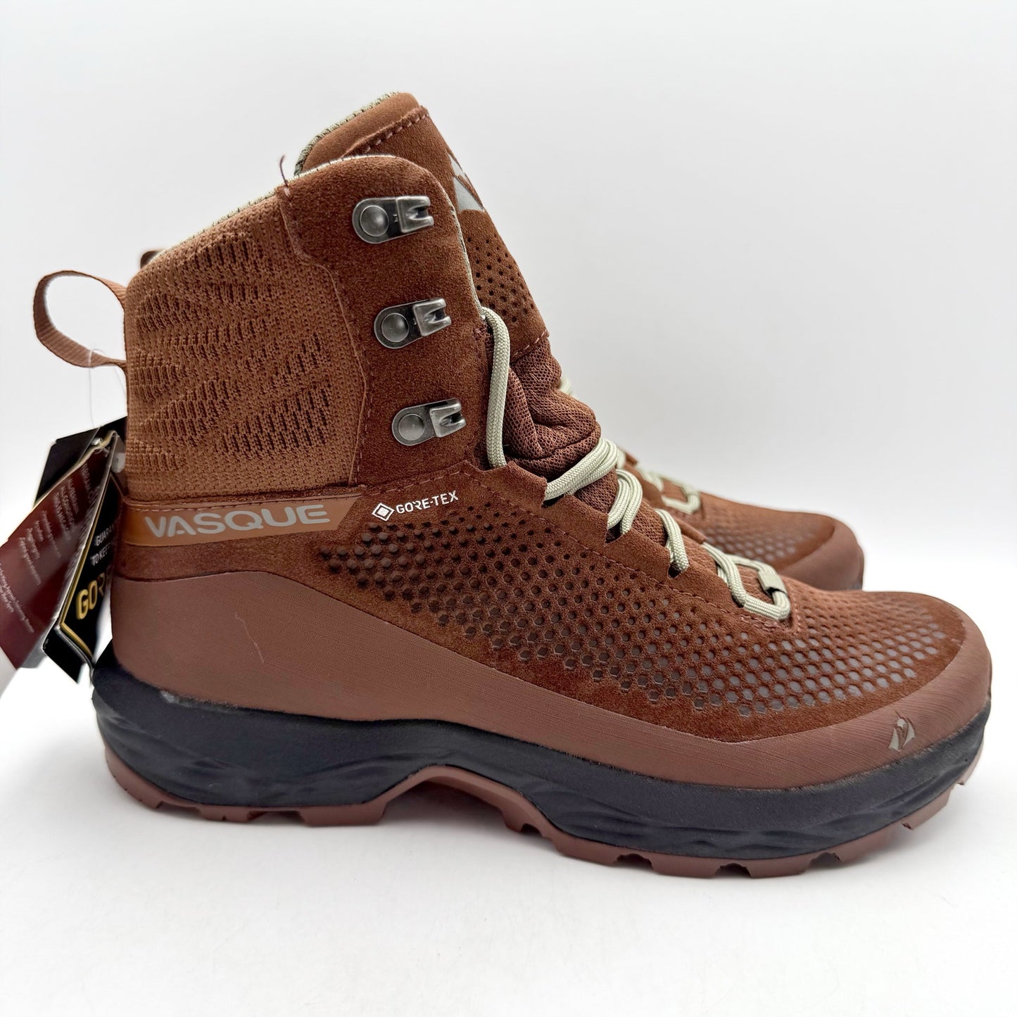 Vasque Womens Torre AT GTX Boots US 8.5 M EU 39 Brown Leather Waterproof NIB