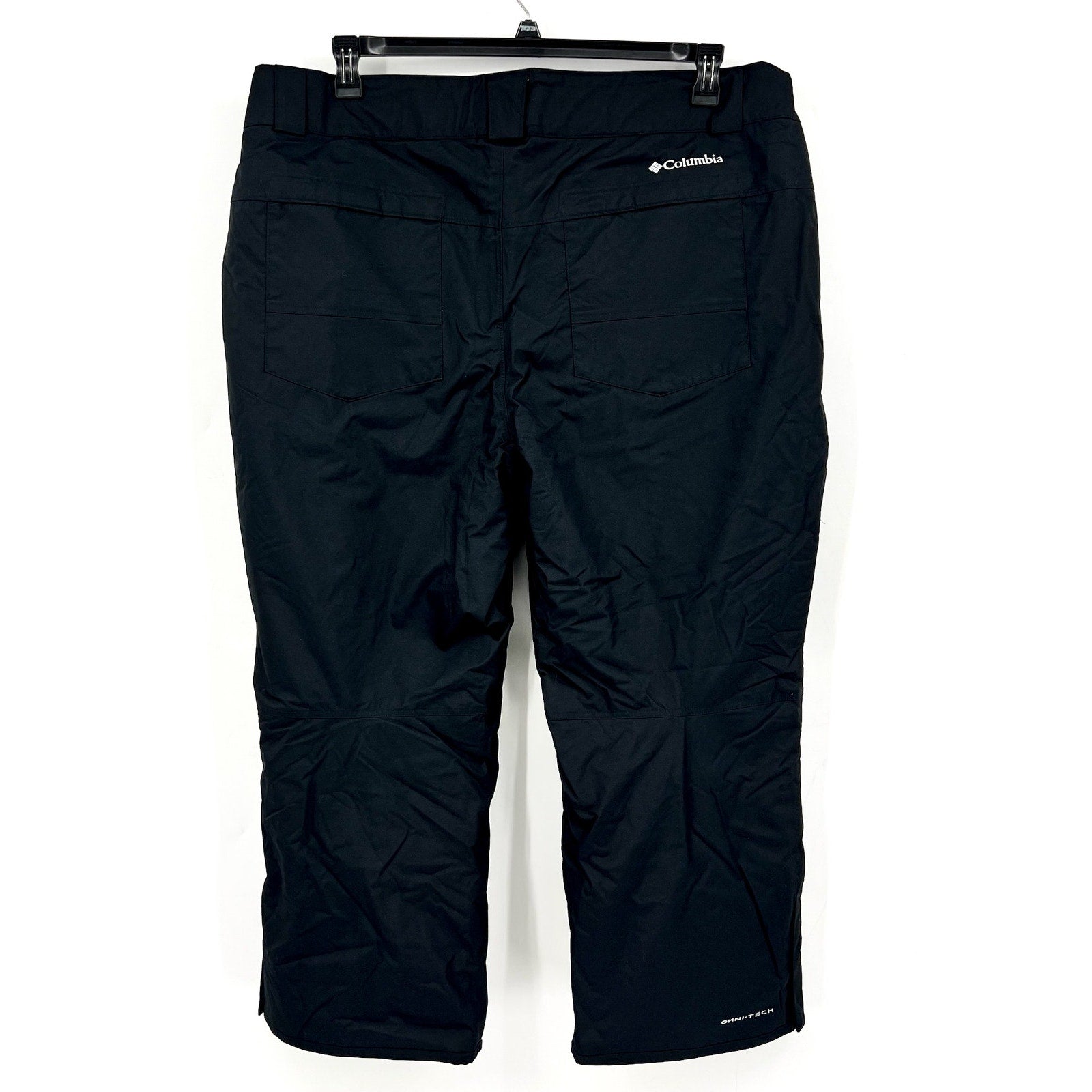 Columbia Mens Bugaboo II Insulated Snow Pants 3X Black 28" Inseam Waterproof NWT