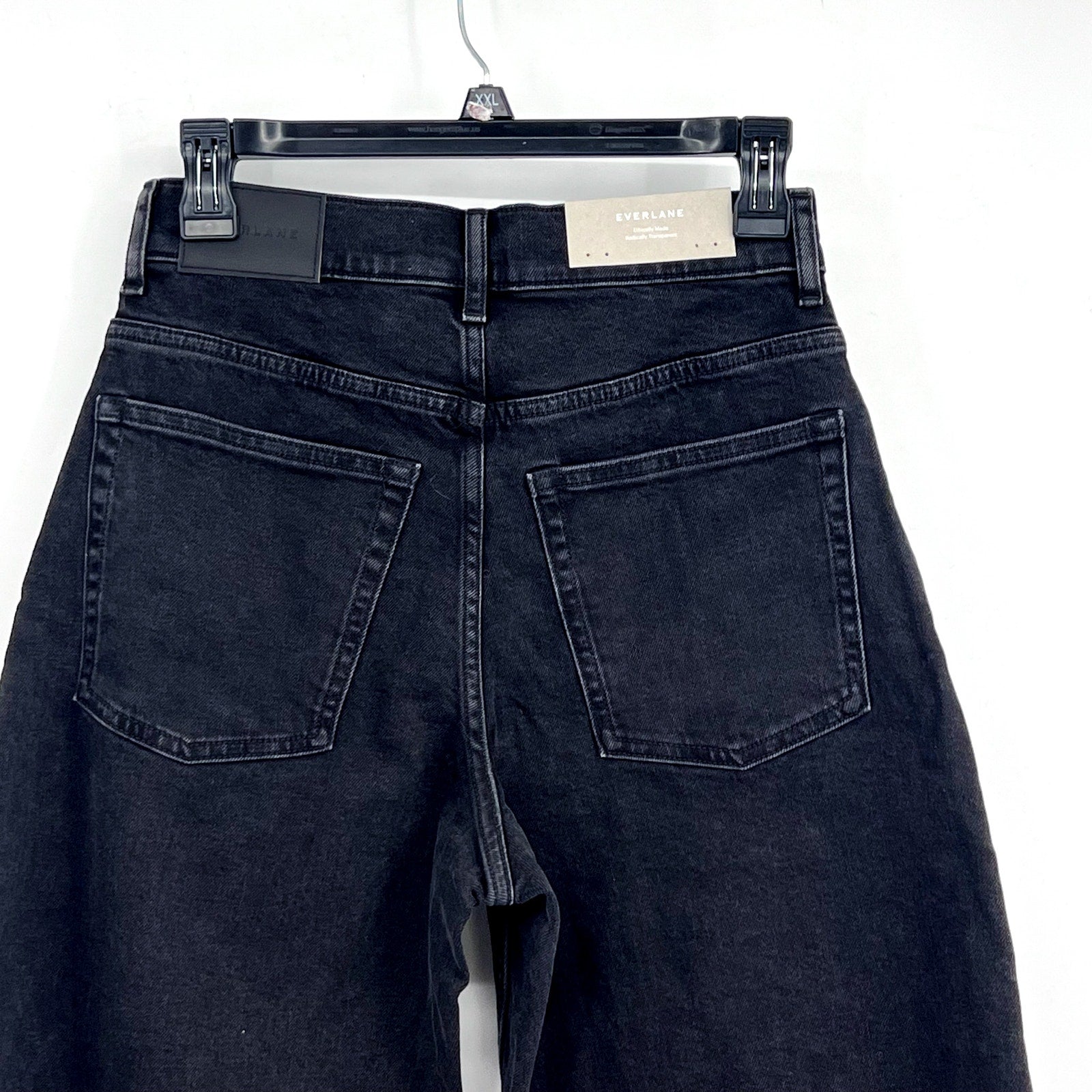EVERLANE Women's The Way-High Curve Jeans 26R US 2 Washed Black NWT
