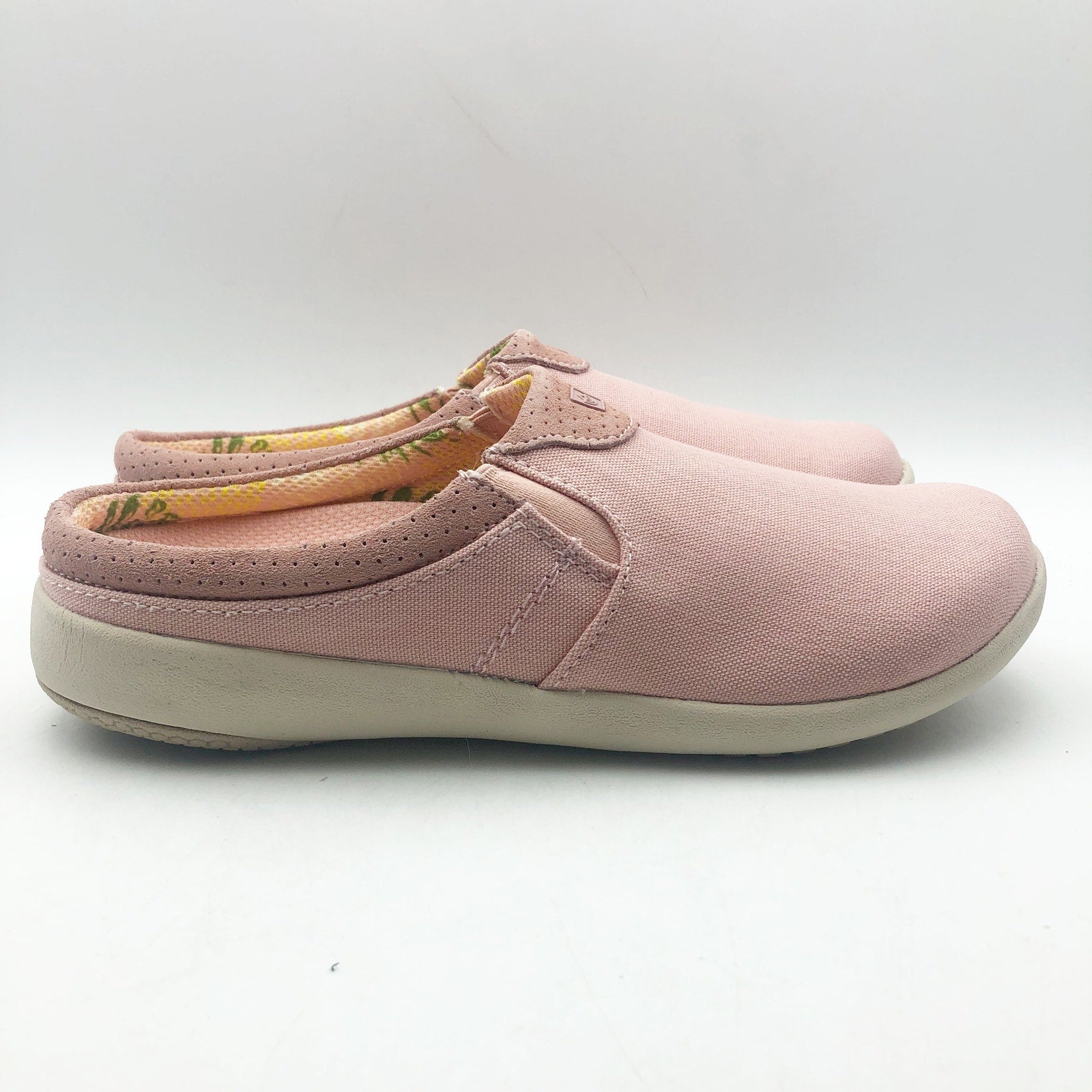 Spenco Womens SIESTA NUEVO Casual Slide US 7.5 Pink Suede Slip On Clogs NIB