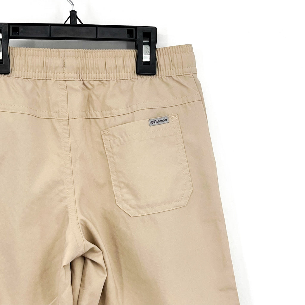 COLUMBIA Kids Silver Ridge Utility Convertible Pants Shorts Small Tan Cream NWT