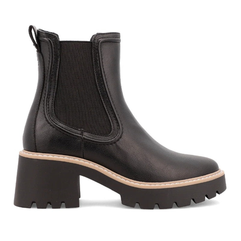 Mia Womens Noylynn Chelsea Boots US 9 M EU 40 Black Vegan Leather NIB