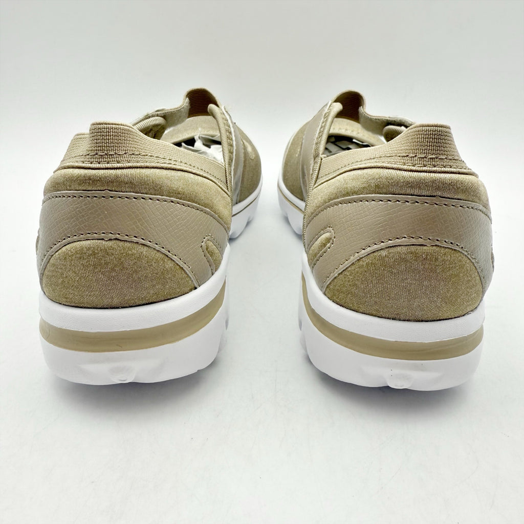 Propet Womens Onalee Mary Jane Shoes US 7 Narrow Beige Casual Flats Diabetic NIB