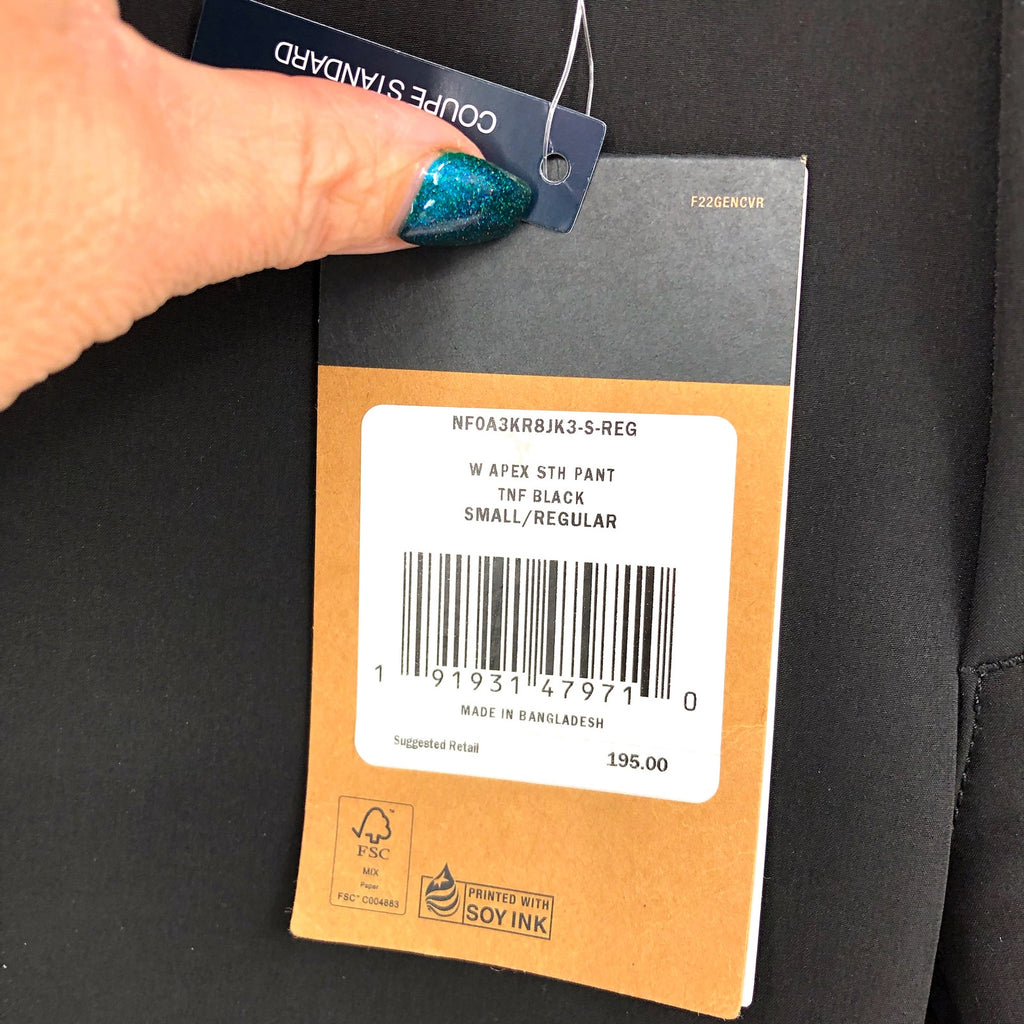 THE NORTH FACE Women's Apex STH Snow Pants Small TNF Black Waterproof NWT