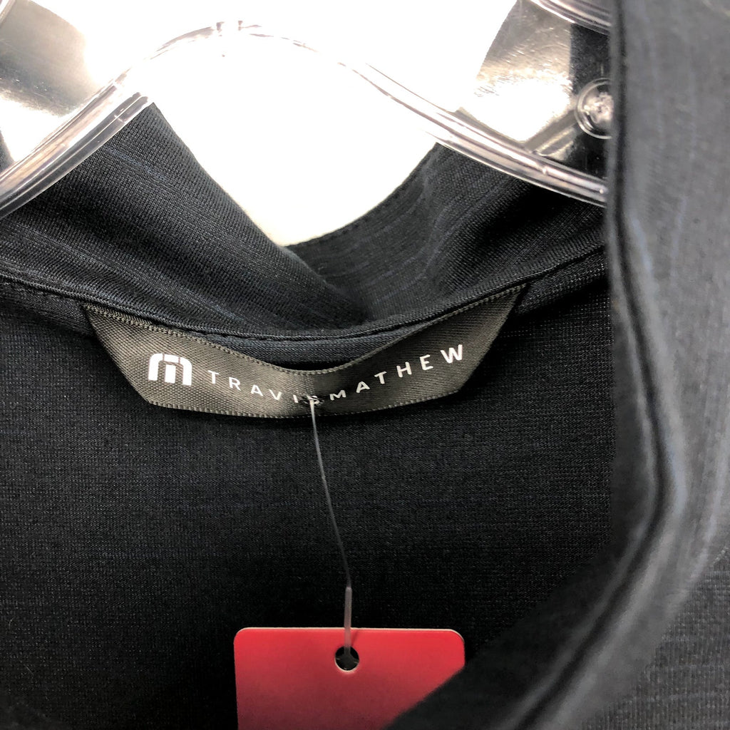 TRAVIS MATHEW Mens San Francisco Giants The Heater Quarter-Zip Medium Black NWT