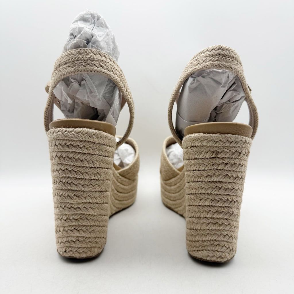 MIA Womens Alouette Wedge Sandal US 11 EU 42 Tan Natural Jute NWOB