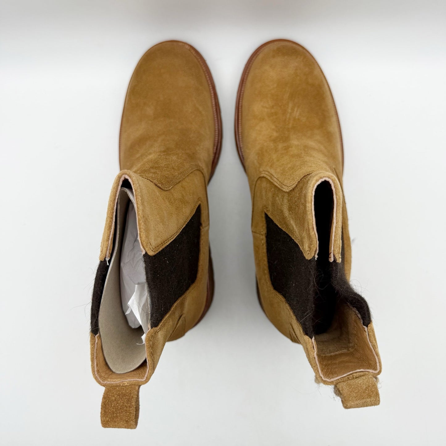 Sofft Womens Jordie Chelsea Boots US 7 M Brown Waterproof Leather Pull On NIB