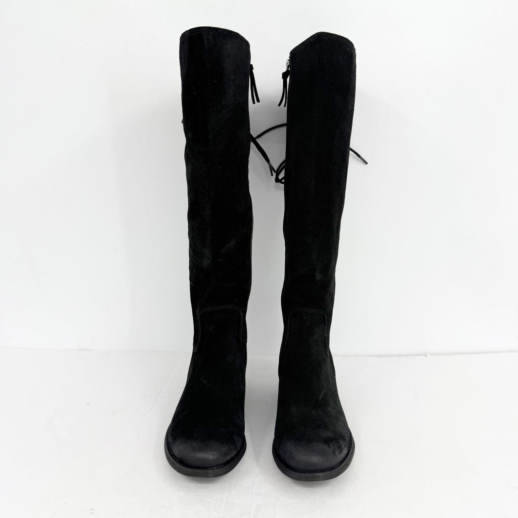 Sofft Womens Sharnell ll Knee High Boot US 7 M EU 39 Black Suede Waterproof NWOB