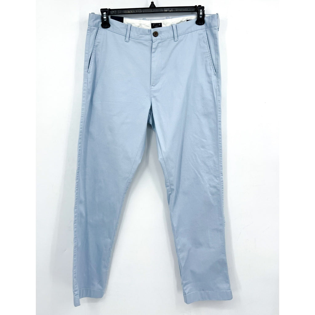 J CREW Men's Straight-Fit Flex Chino Pants 34x32 Light Blue BL8901 NWT