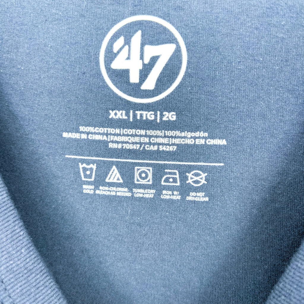 47 BRAND Mens Houston Astros Space City Connect T-Shirt XXL Atlas Blue NWT