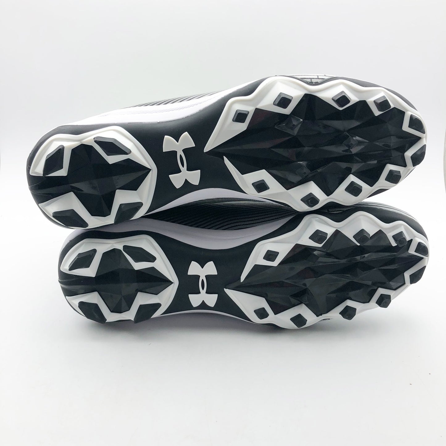 Under Armour Men's Highlight Hammer MC 2.0 Cleats Size 10 Black White Green NWOB