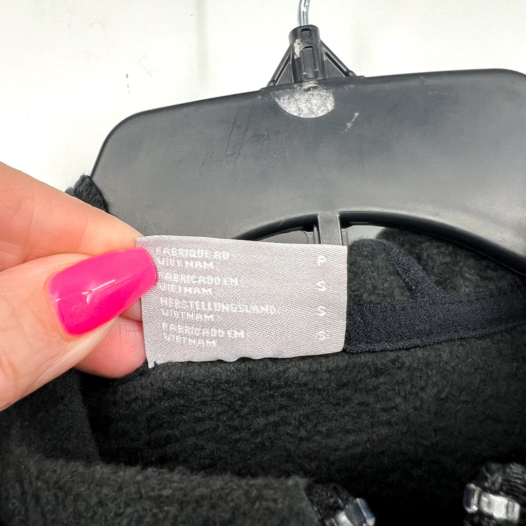 COLUMBIA Women's Benton Springs II Long Fleece Hoodie Jacket Small Black NWT