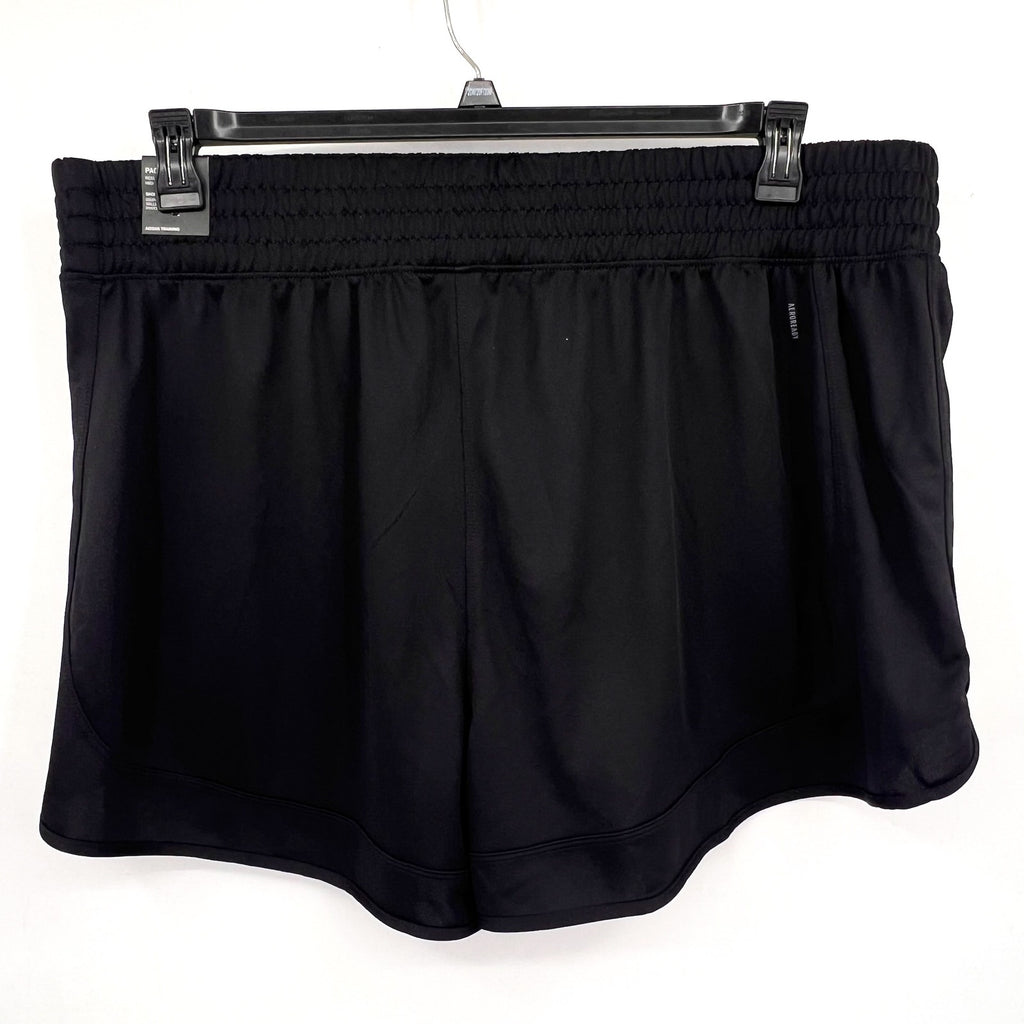 ADIDAS Women's Pacer Essentials Knit Athletic Shorts 3X Black High-Rise NWT