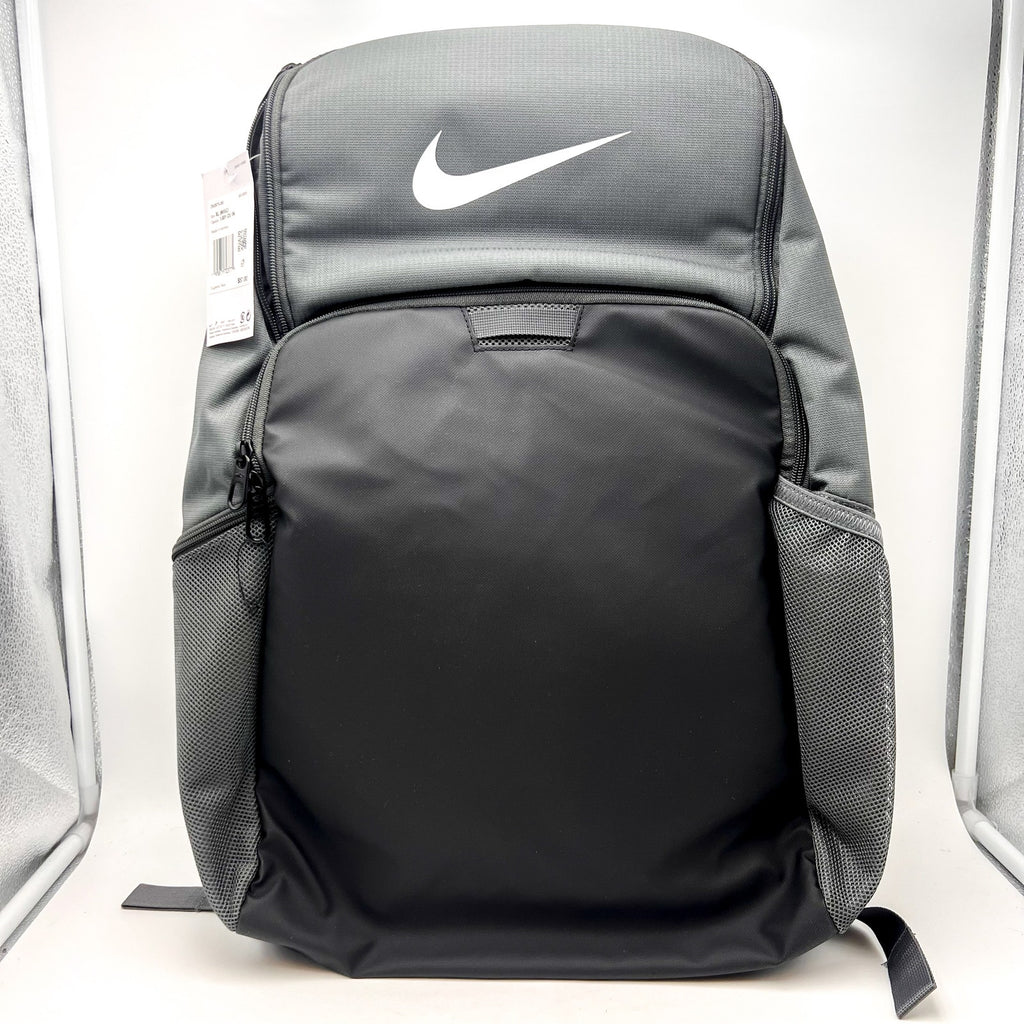 Nike Unisex Brasilia 9.5 Training Backpack XL 30L Iron Grey Black White NWT