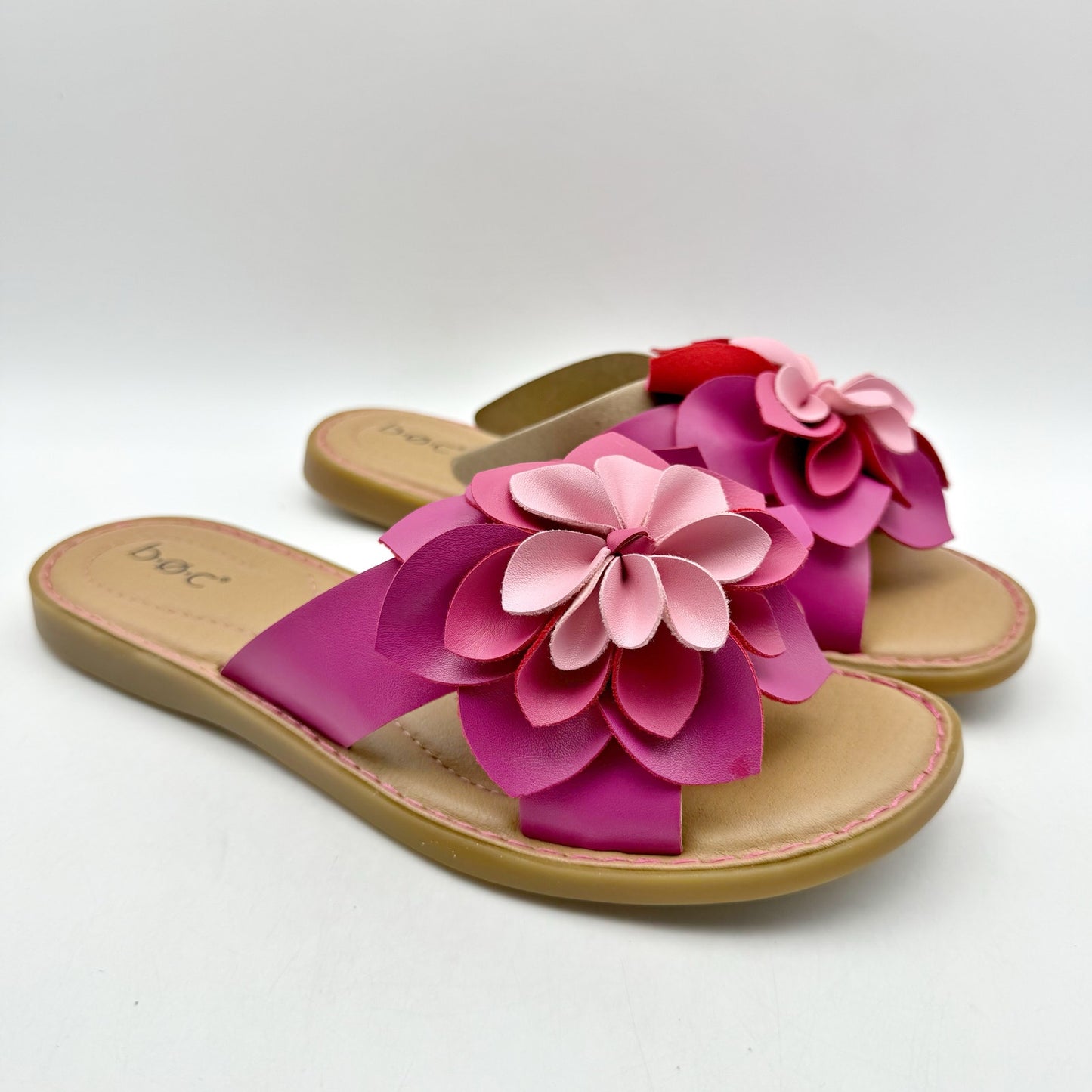 B.O.C. Born Concept Kasia Sandals US 9 M EU 39.5 Pink Slip On NIB