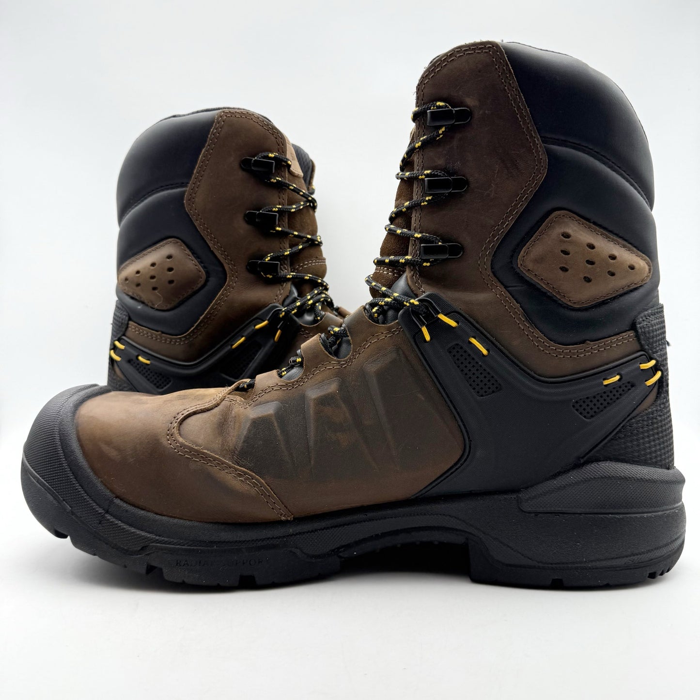 KEEN Mens Utility Dover 8" Work Boot US 14 D EU 47.5 Brown WP Carbon Toe NIB